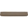 Ekena Millwork Riverwood Faux Wood Fireplace Mantel, Aged Mocha, 8"H x 12"D x 60"W MANURW08X12X60AA